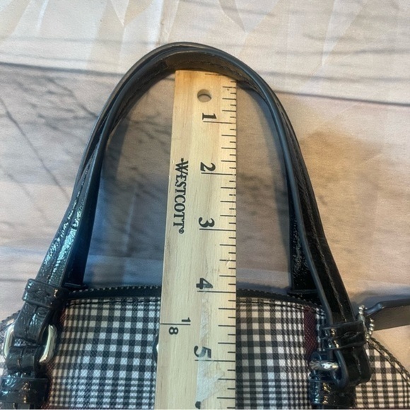 💎EUC💎 COACH F33319 Peyton Glen Plaid Mini Cross-body Dome Satchel​ - Picture 12 of 16